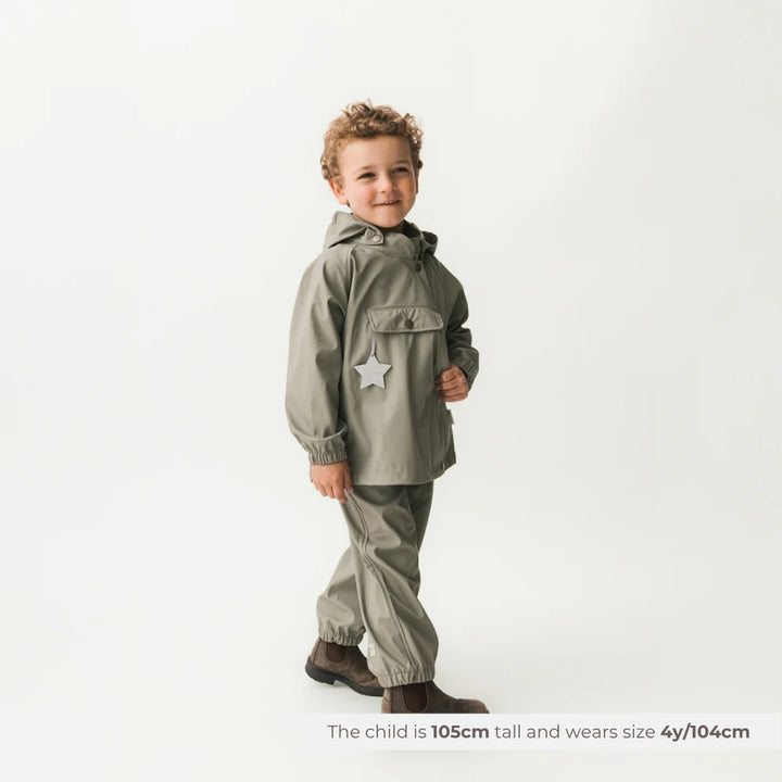 MINI A TURE Baby MATWAINIS Rain Set - Vert