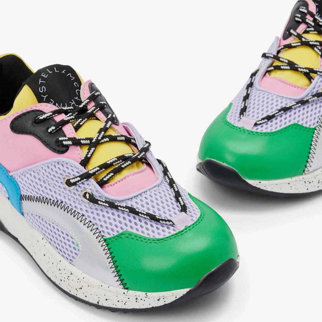 STELLA MCCARTNEY Kids Purple colourblock Sneakers