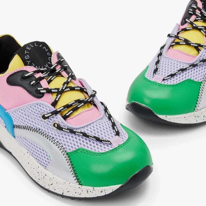 STELLA MCCARTNEY Kids Purple colourblock Sneakers