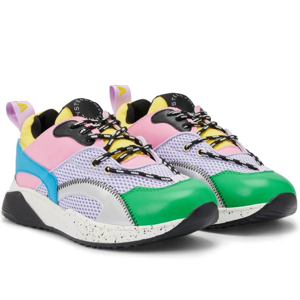 STELLA MCCARTNEY Kids Purple colourblock Sneakers