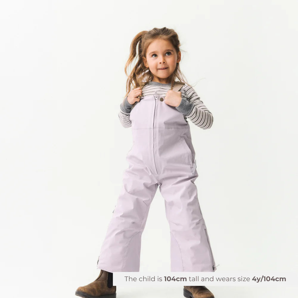 MINI A TURE Kids MATADAL Ski Tec Snow Pants - Purple Raindrops