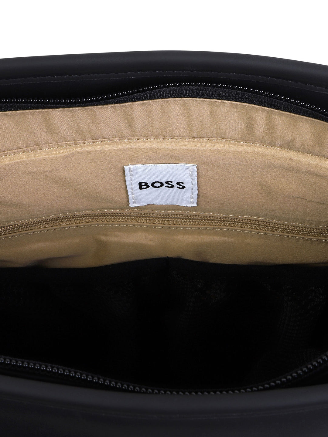 BOSS Logo-Appliqué Backpack - Black