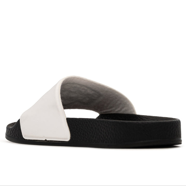 Emporio Armani Kids Logo Flip Flops - White - US5.5