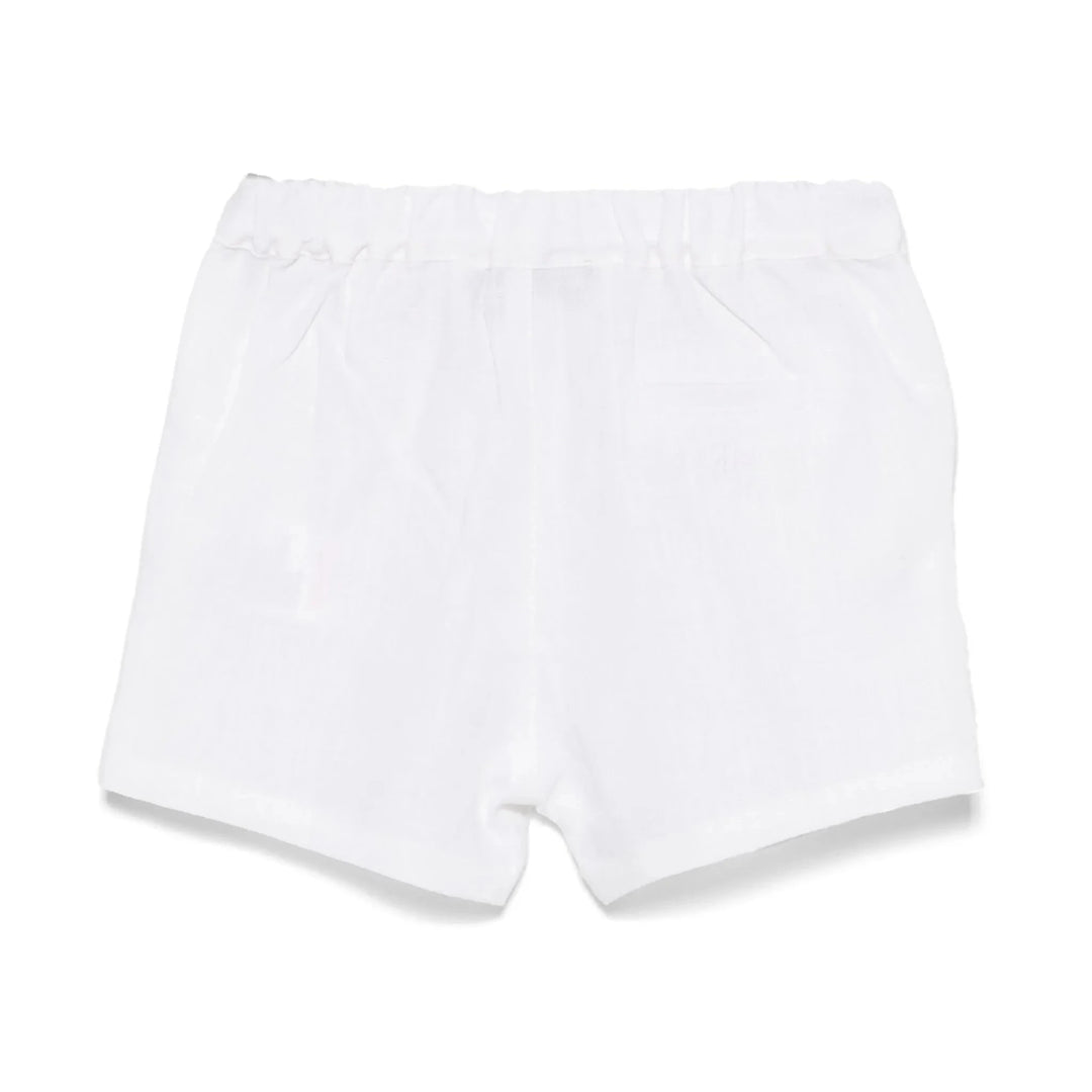 Tartine et Chocolat Kids Linen Short - White