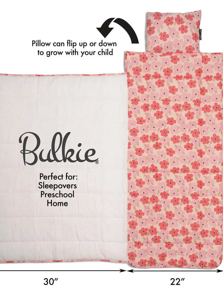 Urban Infant BULKIE Kids All-Purpose Sleep Mat w/ Cover - Poppies