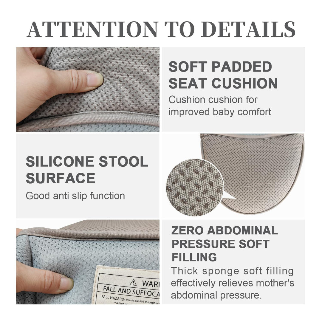 Breathable Cotton Lightweight Baby Carrier [3-color]