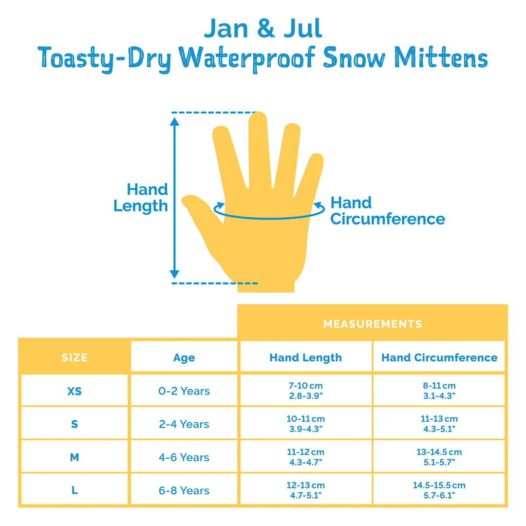 >Jan & Jul Kids Toasty-Dry Waterproof Snow Mitten - Grey Construction