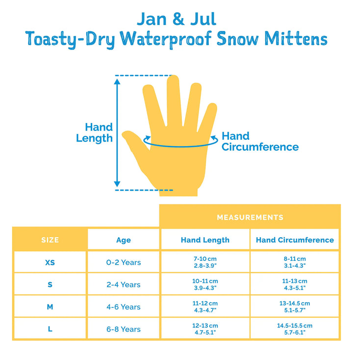 >Jan & Jul Kids Toasty-Dry Waterproof Snow Mitten - Grey Construction