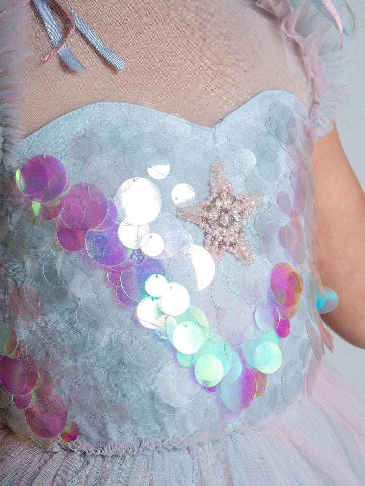Tutu Du Monde COSTUME Mermaid Magic Tutu Dress - Shine Blue Mix