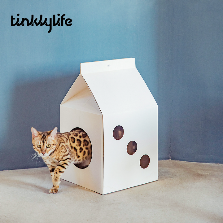 Tinklylife Cat LOVERS Milk Box