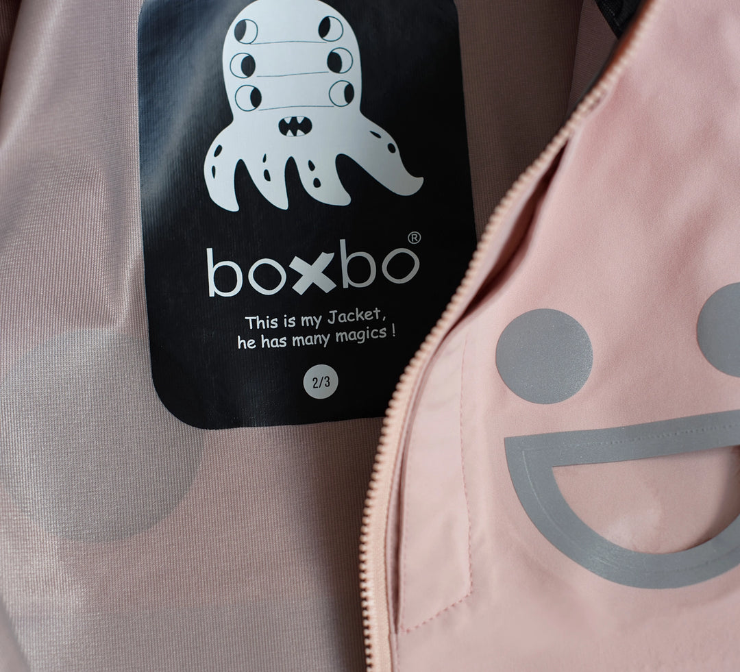 BOXBO Kids Wistiti Windbreaker Rain Jacket - Pink