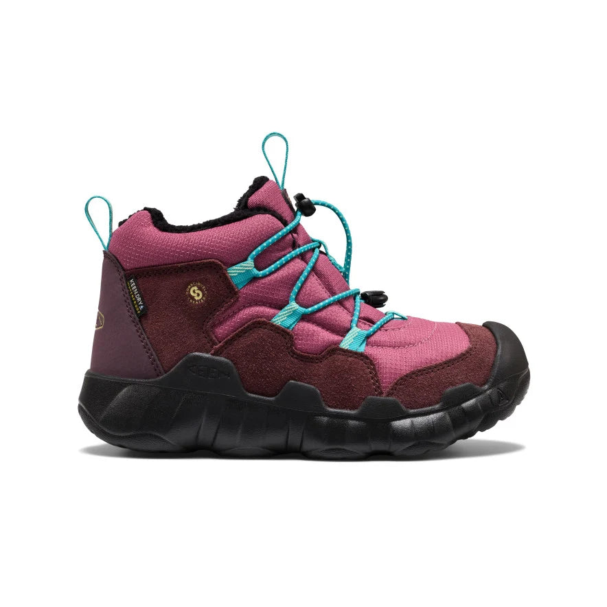 >KEEN Kids Hypowser Waterproof Chukka - HUCKLEBERRY/VIOLET QUARTZ