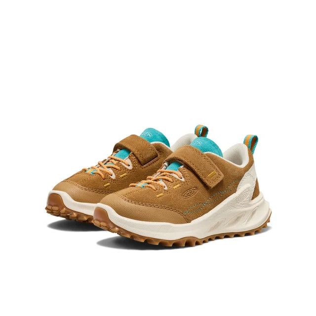 >KEEN Kids Jasper Zionic All-Terrain Traction Sneaker - CHIPMUNK/BALTIC