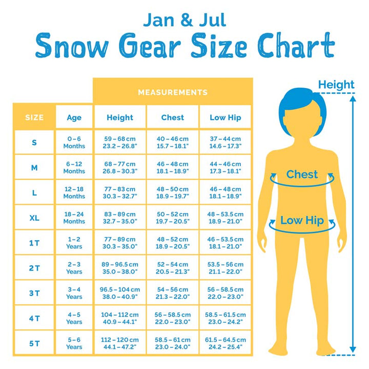 >Jan &amp; Jul Kids Snow Overalls - Cinnamon