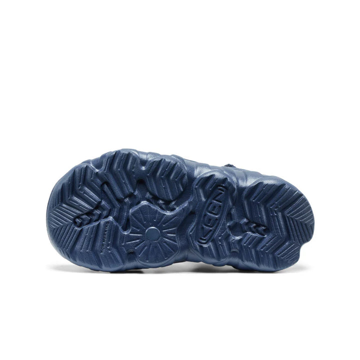 >KEEN Kids Hyperport H2 Extra Cushy Sandal - NAVAL ACADEMY/VIBRANT GREEN