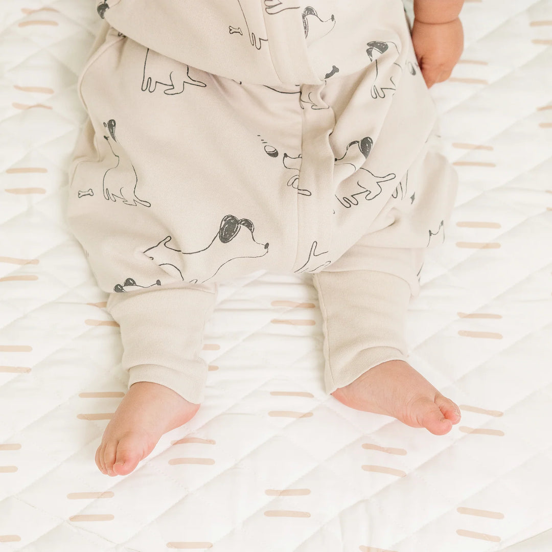 >Woolino Merino Wool 4 Season Baby Sleep Bag with FEET opening - Puppy