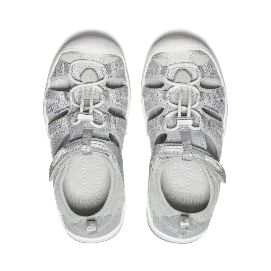 KEEN Kids Moxie Lightweight Sandal - Silver