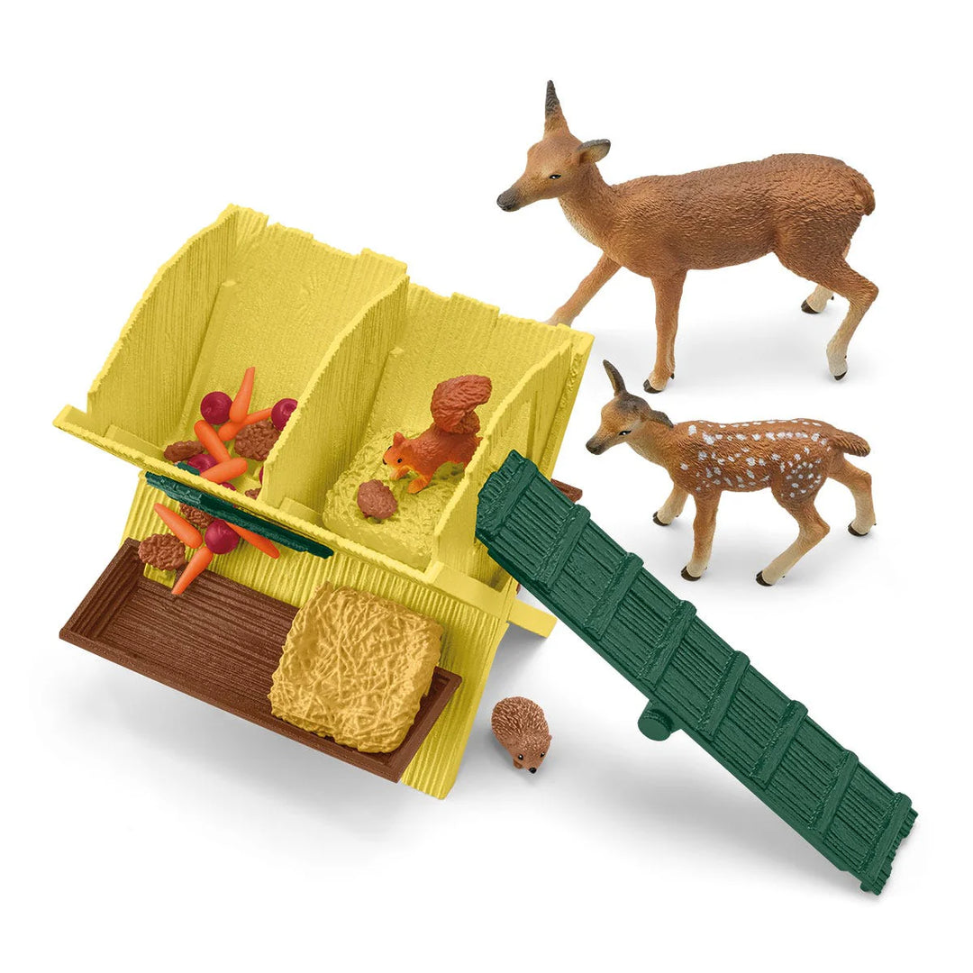 >Schleich FARM WORLD - Feeding the Forest Animals