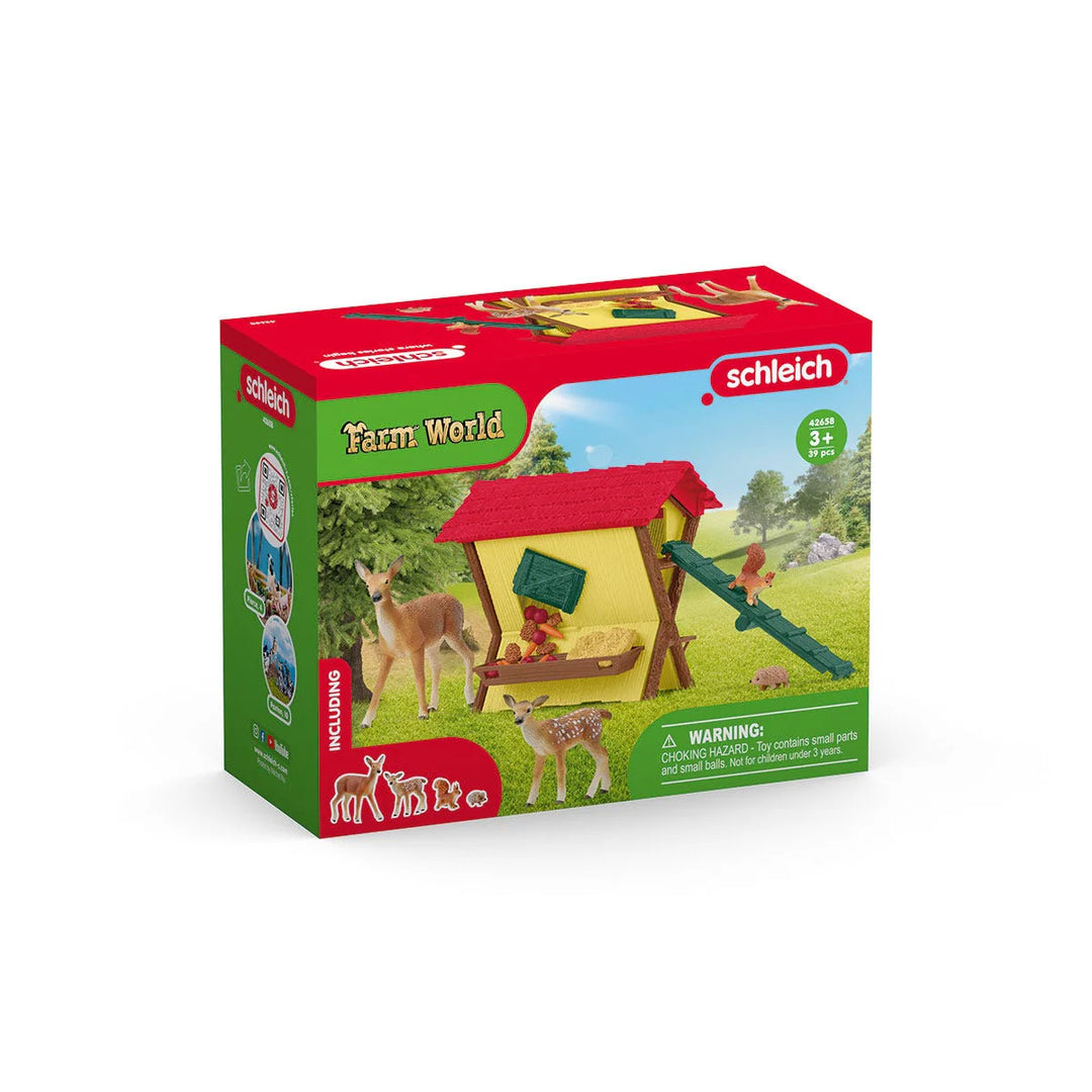 >Schleich FARM WORLD - Feeding the Forest Animals