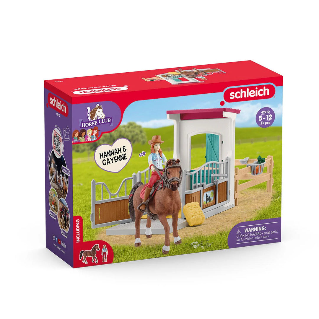 >Schleich HORSE CLUB - Horse box with Hannah & Cayenne