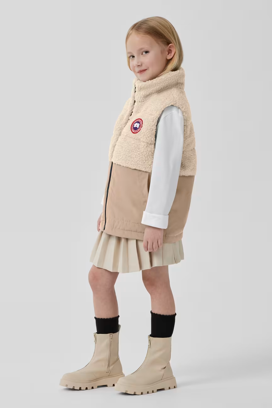 Canada Goods Youth 4580Y Elora Vest - Light Tan