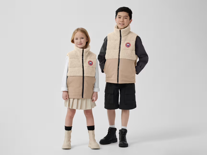 Canada Goods Youth 4580Y Elora Vest - Light Tan
