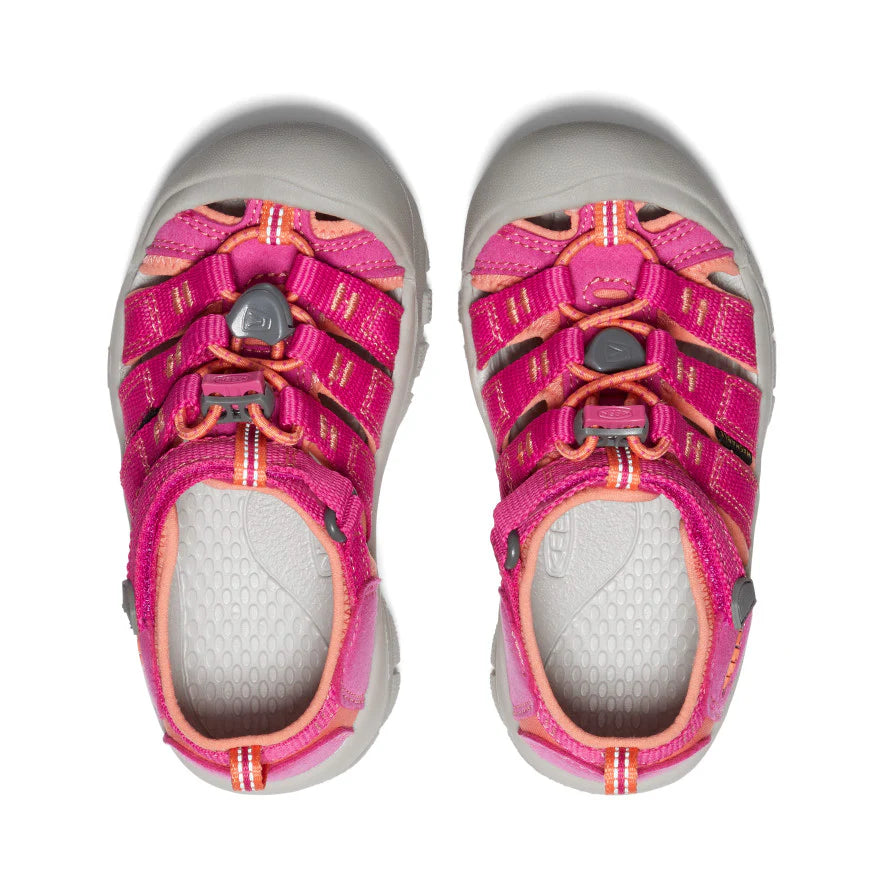 KEEN Kids Newport H2 Quick-Dry Sandal - Verry Berry/Fusion Coral