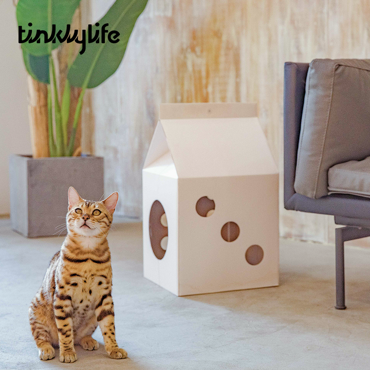 Tinklylife Cat LOVERS Milk Box