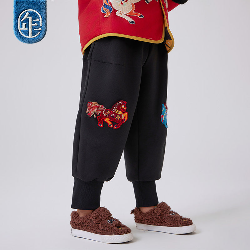 >Nian 年衣 利马出发长裤 - 河豚黑