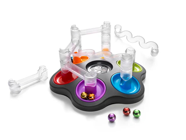 SMART Games Drop Zone Marble Run Logic Game (80 Challenges) Age 8Y+