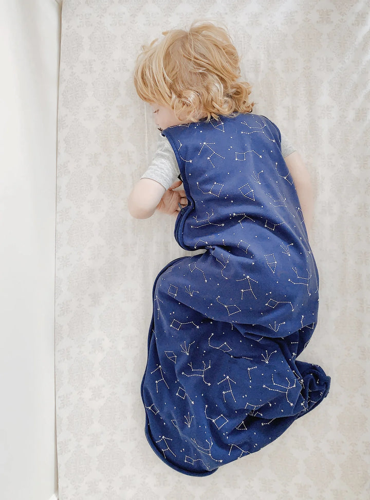 >Woolino Merino Wool 4 Season BIG KID Sleep Bag - Night Sky