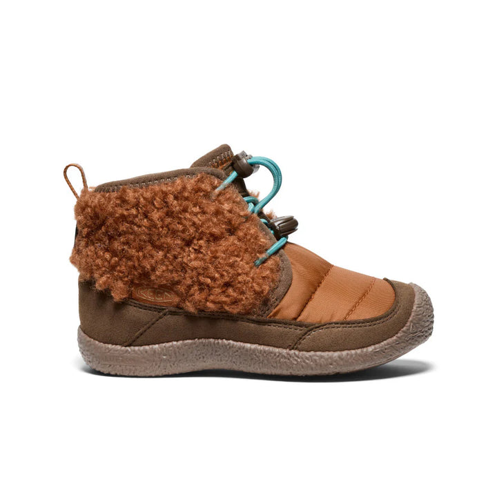 >KEEN Kids Howser II Waterproof Chukka - Roasted Pecan/Dark Earth