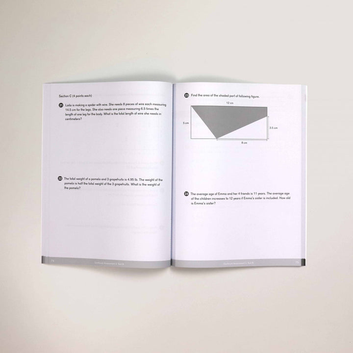 Singapore Math - Dimensions Math Tests 5B