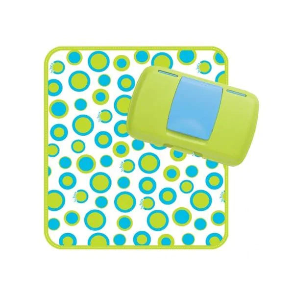 B Box Diaper Changing Station - Retro Circles
