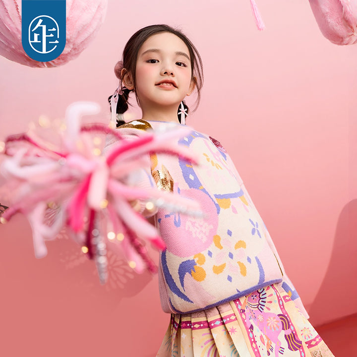 >Nian 年衣 马上有钱毛衣 - 初桃粉