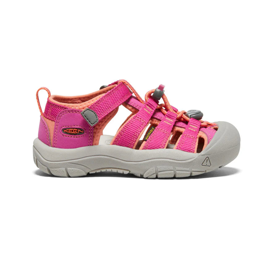 KEEN Kids Newport H2 Quick-Dry Sandal - Verry Berry/Fusion Coral