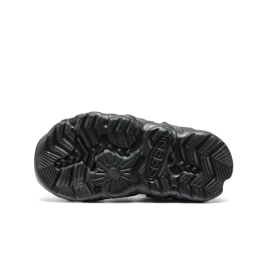 >KEEN Kids Hyperport H2 Extra Cushy Sandal - BLACK/STEEL GREY
