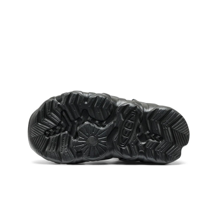 >KEEN Kids Hyperport H2 Extra Cushy Sandal - BLACK/STEEL GREY