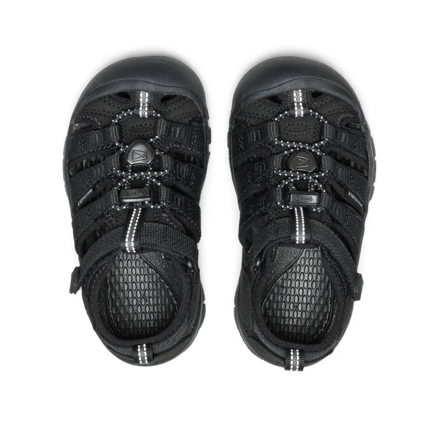 >KEEN Kids Newport H2 Quick-Dry Sandal Sandal - TRIPLE BLACK