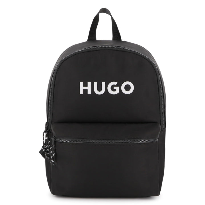 Hugo Logo-Appliqué Backpack - Black