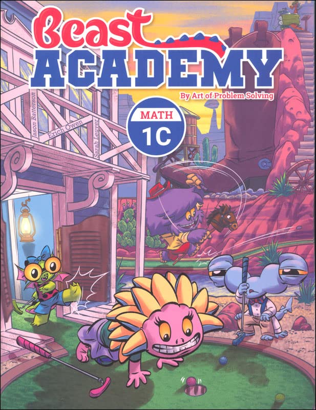 Beast Academy Level 1 - Ages 6‑8 with FREE Puzzles Book