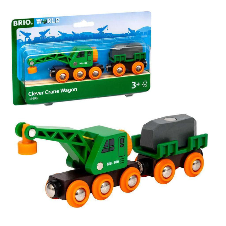 >Brio Clever Crane Wagon 33698