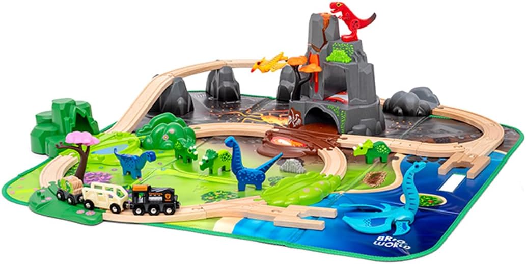 >BRIO World Train Set Dinosaur Deluxe Set 36104