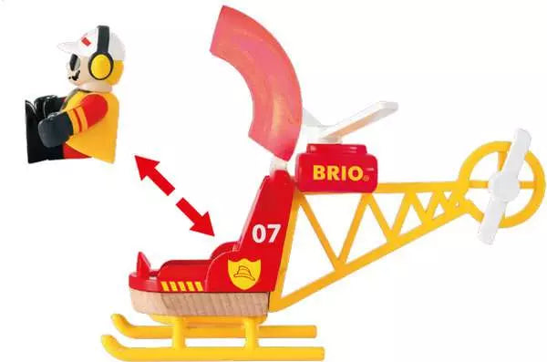 >Brio Firefighter Helicopter 33797