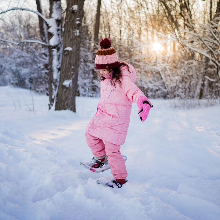 >Jan & Jul Kids Cozy-Dry Rain & Snow Pants (Fleece Lined) - Dusty Pink
