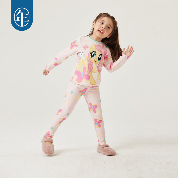 >Nian 年衣 小马宝莉家居服套装 - 石蕊粉