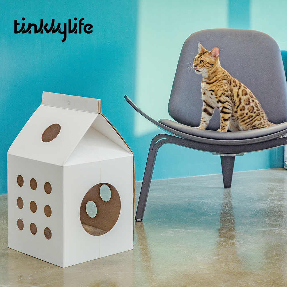 Tinklylife Cat LOVERS Milk Box