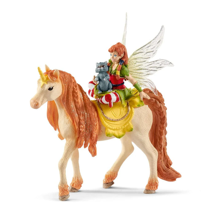 >Schleich BAYALA - Fairy Marween with Glitter Unicorn