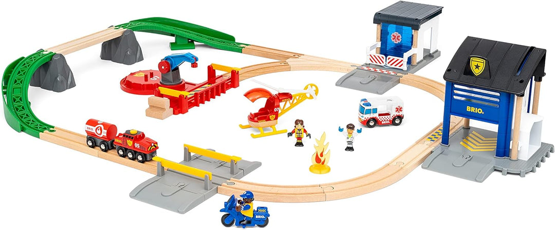 >BRIO Rescue Team Train Set 36025