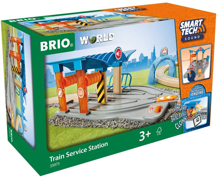BRIO Smart Tech Sound Train Service Station 33975